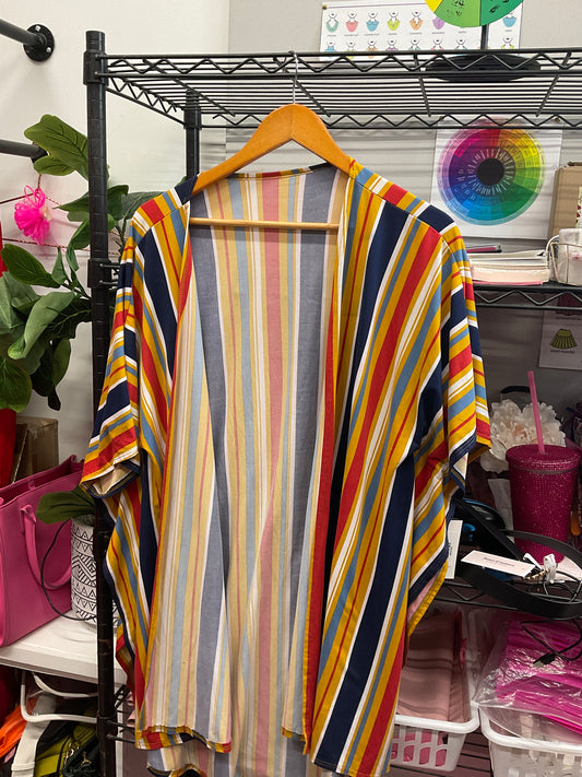 11/18 Lady Mustard/Red Striped Cover Sz 2x