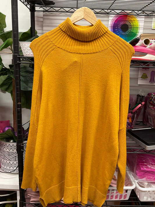 9/20 Golden Turtle Neck Sz 16/18