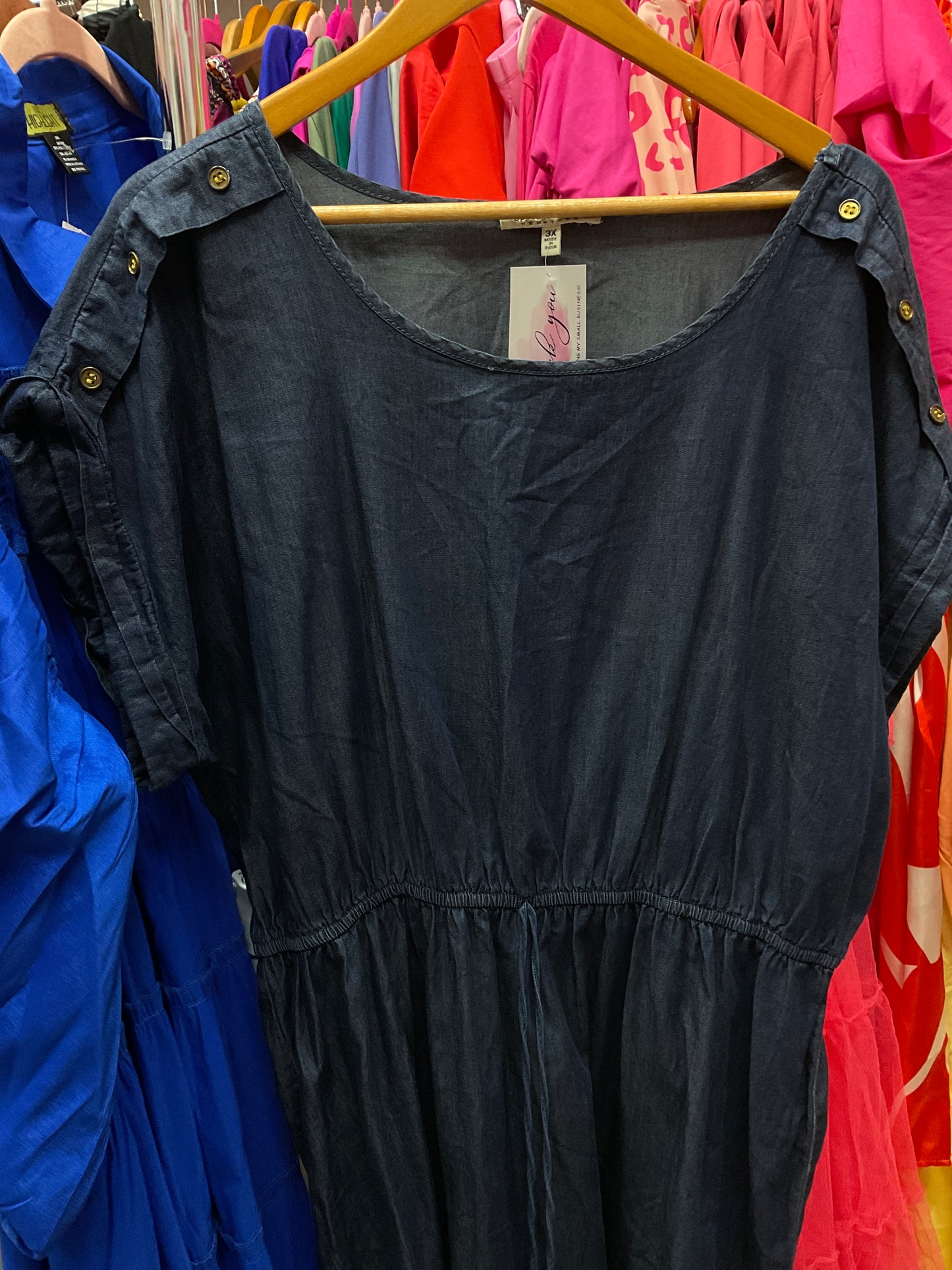 3/12 Lady Denim Baby Doll 3x