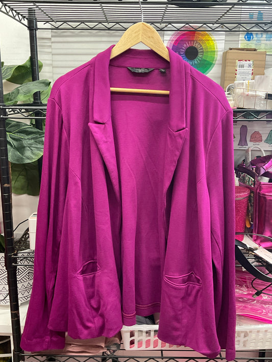 11/7 Lady Investments Purple Blazer sz 24