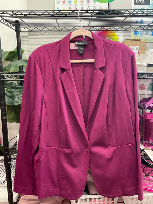 12/2 Lady LB Purple Blazer sz 26