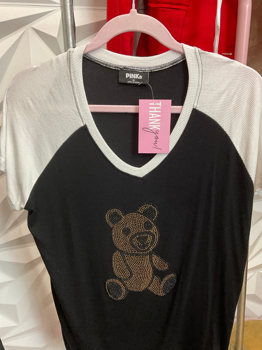 2/6 Lady Teddy Bear Tee Sz 1x