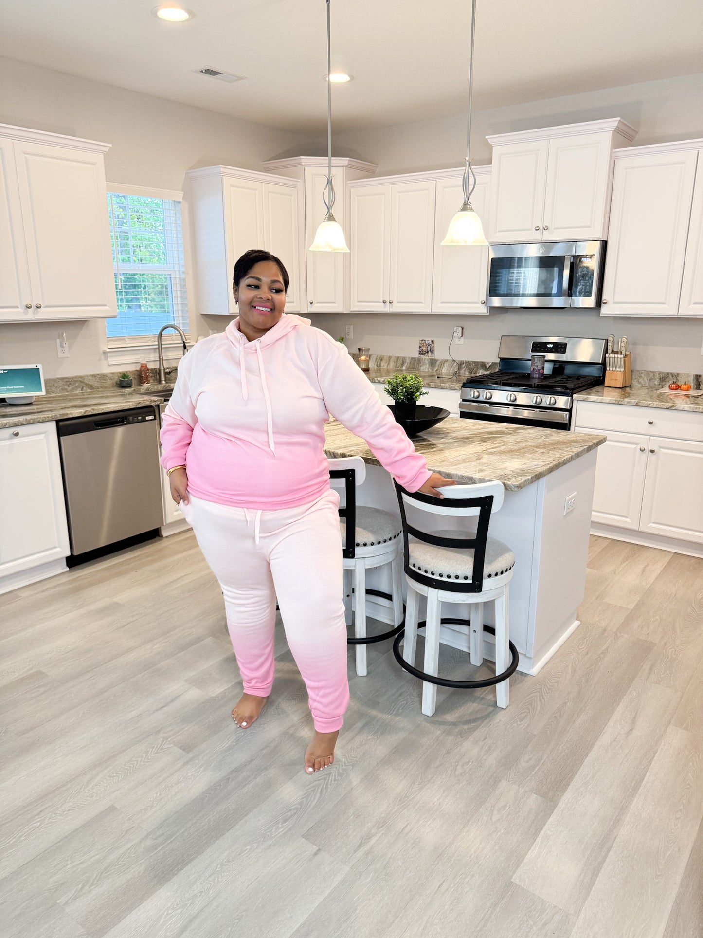 Lady Cozy In Pink Set| Multi Pink