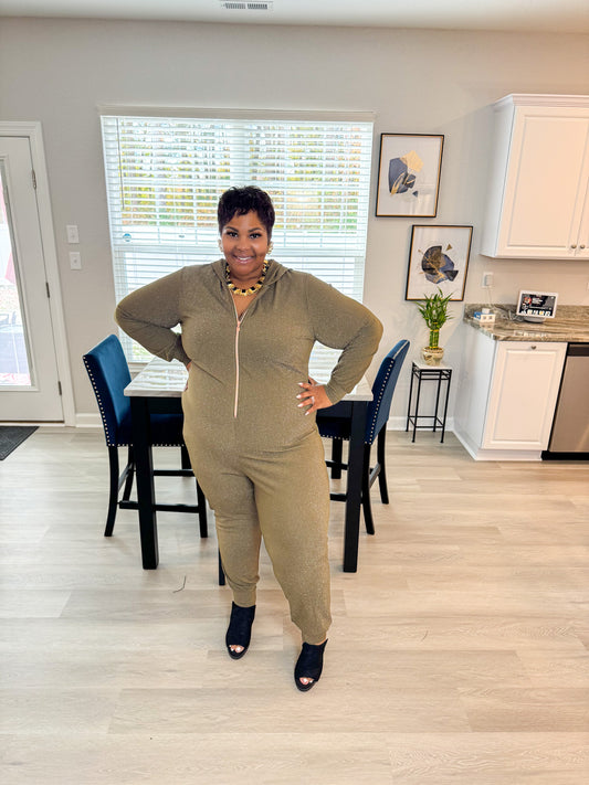 Lady Savage Olive Jumpsuit