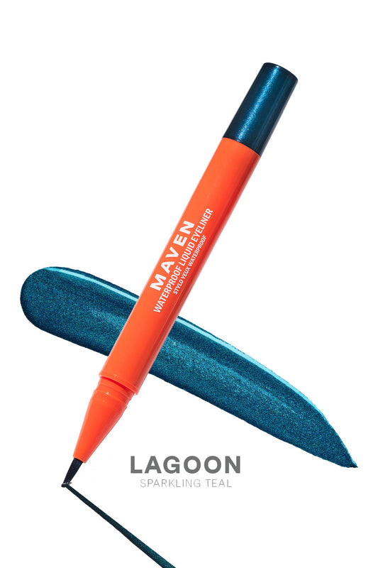 12/18 Lady Maven Waterproof Eyeliner-Lagoon